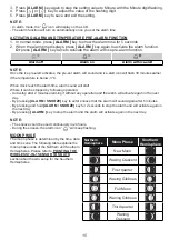 Предварительный просмотр 17 страницы CCL ELECTRONICS C6078A User Manual