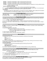 Preview for 4 page of CCL COX-308S Operating & Programming Manual