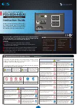 CCS Lighting Solution PD3-5024-4-EI Instruction Manual preview