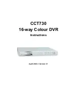 Предварительный просмотр 1 страницы CCTV CCT730 Instructions Manual