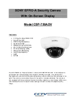 CCTV CSP-750ADV User Manual предпросмотр