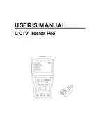 Preview for 1 page of CCTV Tester Pro User Manual