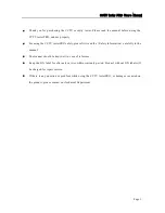 Preview for 2 page of CCTV Tester Pro User Manual