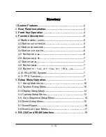 Preview for 3 page of CCTV VM-16RT User Manual