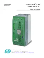 CD Automation CD3000 E-3PH User Manual preview