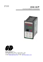 Предварительный просмотр 1 страницы CD Automation CD3000E User Manual