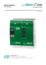 Preview for 1 page of CD Automation Revo C 2Ph 60-210A User Manual