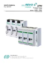 Preview for 1 page of CD Automation REVO C 3PH 1100A User Manual