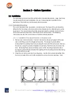 Preview for 12 page of CD3 Outpost Product Manual