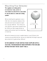 Preview for 12 page of CDA 3S10BL Installation, Use And Maintenance Manual