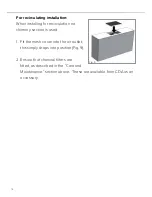 Preview for 14 page of CDA 3U10 Installation, Use And Maintenance Manual