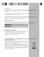 Preview for 2 page of CDA 6Q5 Series Manual For Installation, Use And Maintenance