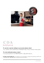 Preview for 20 page of CDA CCA51 Installation, Use And Maintenance Manual