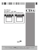 CDA CD308/1 Series Manual For Installation, Use And Maintenance предпросмотр