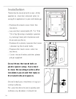 Preview for 28 page of CDA ci325 Manual For Installation, Use And Maintenance