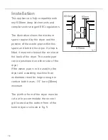 Preview for 16 page of CDA CI560 Manual For Installation, Use And Maintenance