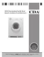 Preview for 1 page of CDA CI920 Manual For Installation, Use And Maintenance