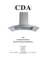 Предварительный просмотр 1 страницы CDA CPXI9 Manual For Installation, Use And Maintenance