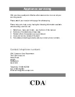 Preview for 3 page of CDA CST6 Operating Instructions