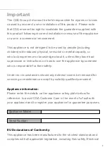 Preview for 3 page of CDA CTE9 Installation, Use And Maintenance Manual