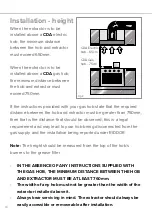 Preview for 10 page of CDA CTE9 Installation, Use And Maintenance Manual