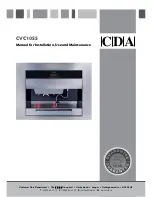 Preview for 1 page of CDA CVC10SS Manual For Installation, Use And Maintenance