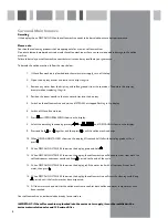 Preview for 10 page of CDA CVC11SS Manual For Installation, Use And Maintenance