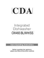 Предварительный просмотр 1 страницы CDA CW493 User Operating Instructions Manual