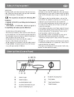 Предварительный просмотр 4 страницы CDA CW493 User Operating Instructions Manual