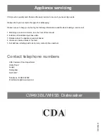 Предварительный просмотр 20 страницы CDA CW493 User Operating Instructions Manual