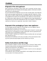 Preview for 2 page of CDA CW897 Operation Instructions Manual