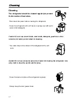 Preview for 18 page of CDA CW897 Operation Instructions Manual