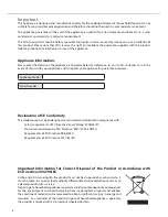 Preview for 2 page of CDA dk1150 Series Manual For Installation, Use And Maintenance