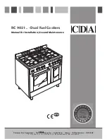 CDA DUAL FUEL COOKERS RC 9021 Installation And User Manual предпросмотр