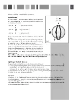 Preview for 9 page of CDA DUAL FUEL COOKERS RC 9021 Installation And User Manual