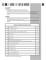 Preview for 22 page of CDA DV1180 Series Manual For Installation, Use And Maintenance