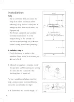 Предварительный просмотр 10 страницы CDA ECHK90 Installation, Use And Maintenance Manual