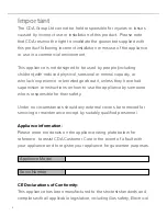 Preview for 2 page of CDA ECN62 Manual For Installation, Use And Maintenance