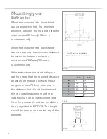 Preview for 12 page of CDA ECN62 Manual For Installation, Use And Maintenance