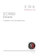 CDA ECR90 Installation, Use And Maintenance Manual preview