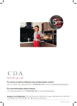 Предварительный просмотр 16 страницы CDA ECR90 Installation, Use And Maintenance Manual