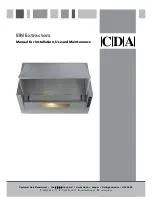 Preview for 1 page of CDA EIN Series Manual For Installation, Use And Maintenance