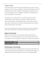 Preview for 2 page of CDA EVX100 Manual For Installation, Use And Maintenance