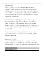 Preview for 2 page of CDA EVX101 Installation, Use And Maintenance Manual