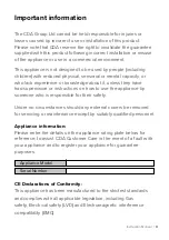 Preview for 3 page of CDA EXG60BL Use And Maintenance