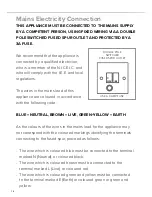 Preview for 16 page of CDA EZA60BL Installation, Use And Maintenance Manual