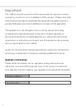 Preview for 2 page of CDA FF852 Installation, Use And Maintenance Manual