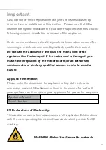 Preview for 3 page of CDA FF881SC Installation, Use And Maintenance Manual