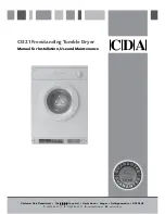 CDA FREESTANDING TUMBLE CI521 Installation & Use Manual preview