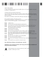 Preview for 4 page of CDA FREESTANDING TUMBLE CI521 Installation & Use Manual